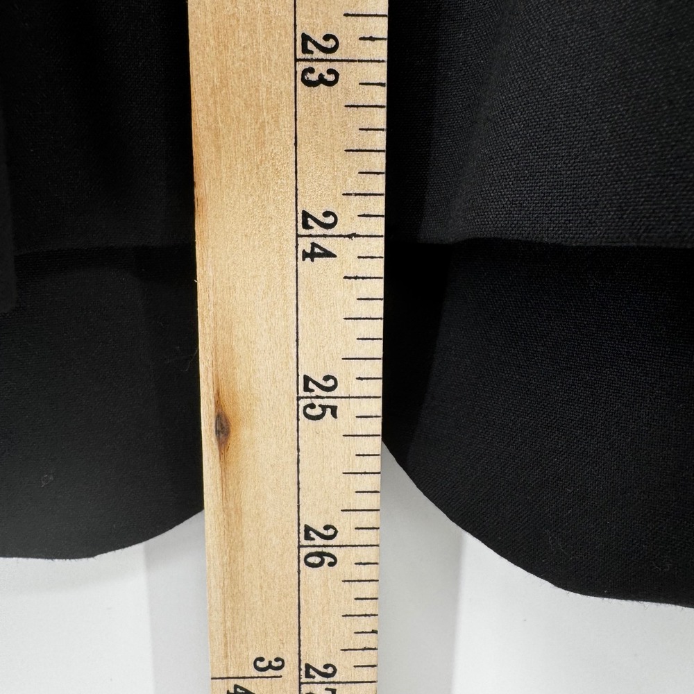 Ann Taylor Black Two-Button Blazer Lined Jacket Women Sz 12 Professional Career - Picture 6 of 12